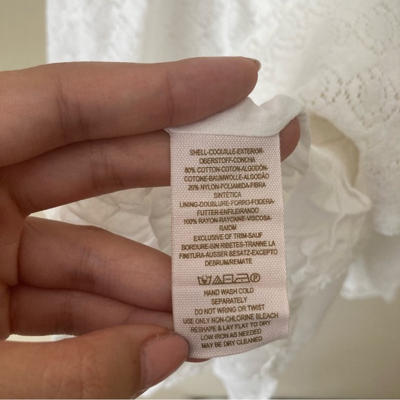 Free People Taylor Swift Daisy Lace Cutout Lattice Skater Dress Size 0 - Picture 6 of 8